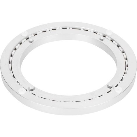 Plateau de table tournant en alliage d'aluminium robuste, 8 pouces, rotation fluide et silencieuse (1/5)