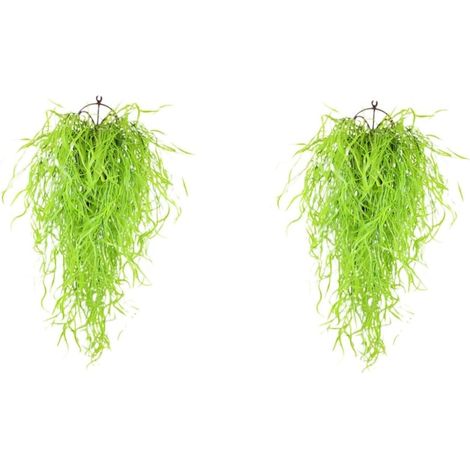 2pièces Plante Suspendue Artificielle De Décoration Murale Naturelle pour Intérieur Et Extérieur Parfaite pour Maison Bureau Et Balcon (1/5)