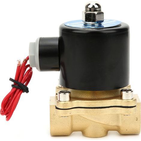 Magnetventil 2W160-15, normalerweise geschlossen, G1/2 BSPP, Messing, 24 V, NC (1/5)