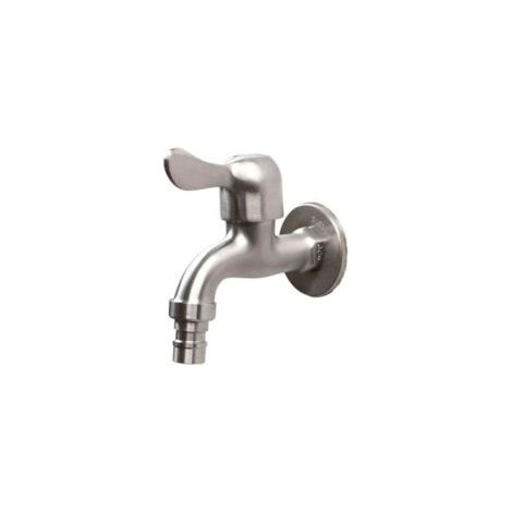 Gusseiserner Wasserhahn, Ablassventil aus Edelstahl 304, 1/2"-Wasserhahn - Crezuo
