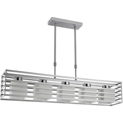 Lampara Cell 5 Luces Plata E27 Max 40W (1/3)