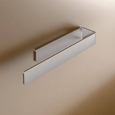 Porte-Serviettes sans perçage - Bande adhésive de Montage & Surface adhésive Extra Large - Porte-Serviettes en Acier Inoxydable à Coller (Acier Inoxydable brossé, 22) (1/5)