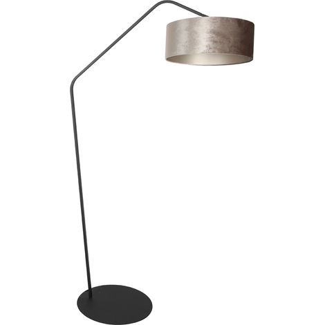 Anne Lighting - lampadaire - ZigZag - argent noir - métal - lampe (1/4)