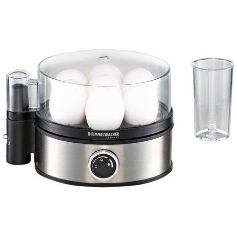 Rommelsbacher ER 400 cocedor de huevos acero inoxidable negro