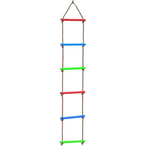 Balançoire trapézoïdale multifonction, trapèze avec anneaux en plastique, trapèze multifonction en bois pour enfant, anneaux trapèze pour l'extérieur, balançoire trapèze avec anneaux (1/4)