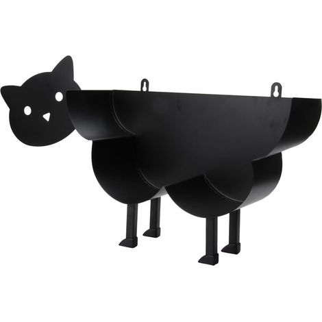 Porte-papier toilette, fer/noir, pour rouleau papier toilette (1/5)