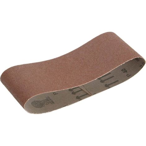 Faithfull 711301 Cloth Sanding Belt 400 x 60mm 80G (Pack 3) FAIAB60400M (1/2)