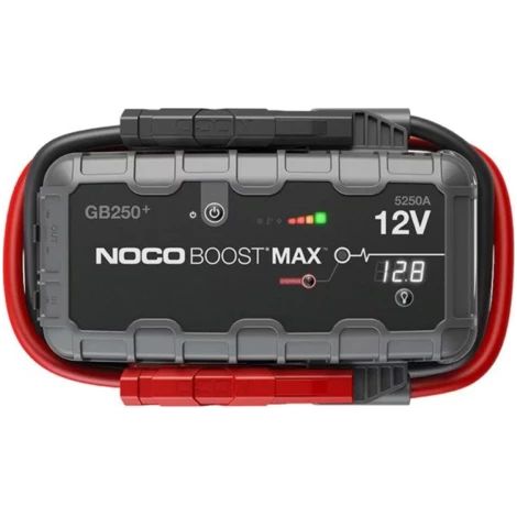 Booster de démarrage 12 V 5250 A Lithium – Protection thermique avancée – Compatible batteries plomb-acide – Lampe 600 lumens – IP65 – Noco (1/3)