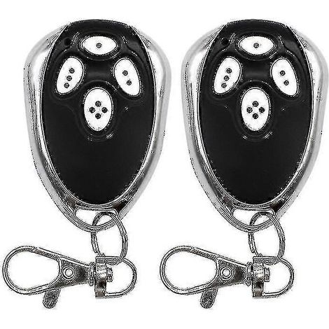 Lot de 2 télécommandes de portail de garage pour moteurs Alutech AT-4 AR-1-500 AN-motors AT-4 ASG1000 AT4 AT 433 MHz Roll (1/5)