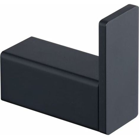 Porte-Serviettes - Acier Inoxydable SUS 304 - Montage Mural - Noir - Pour Salle De Bain Et Cuisine - 1 Pièce (1/5)
