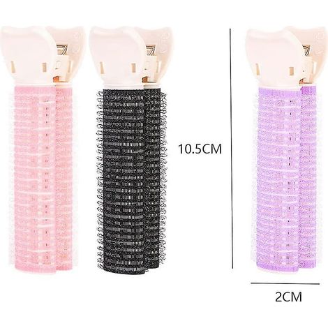 Rouleaux À Cheveux Sans Chaleur - Rouleaux Autocollants Pour Boucles Naturelles - Pour Cheveux Courts Ou Longs - Lot De 20 (1/5)