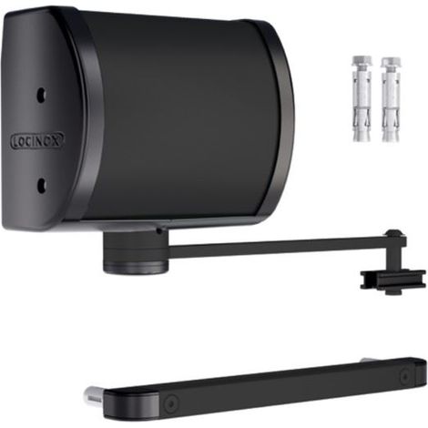Locinox – Ferme-portail hydraulique pour poteaux béton ou acier – Charge max 150kg – Ouverture réversible à droite/gauche – Bras coulissant inclus (1/2)