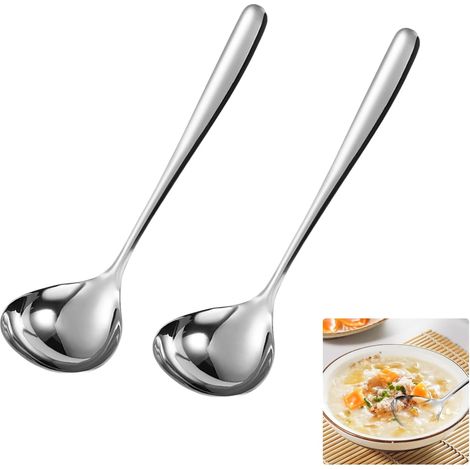 Suppenkelle – 2-teilig – Edelstahl – Küche und Buffet – 20,5 cm (1/5)