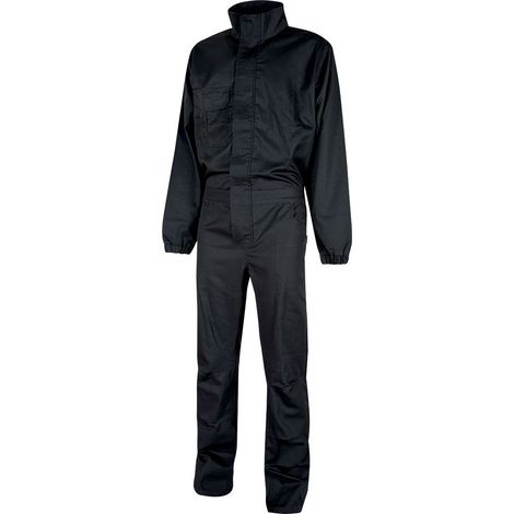 Tuta da Lavoro U-Power Roma - Tessuto Stretch e Resistente - Alta Prestazione - Taglia: L - Modello: BLACK CARBON