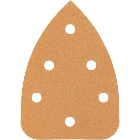 Bosch C470 Schleifpapier mit 6 Löchern für Delta, 100 x 140 mm, G 240, 10 Stück