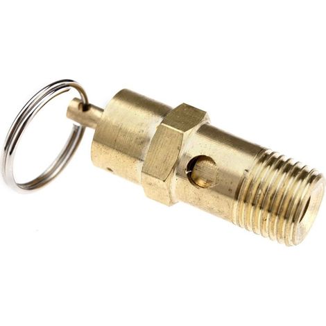 Create an idea Safety Valve 1/4" BSP Air Compressor Pressure Switch 145 PSI 10 BAR Brass (1/5)