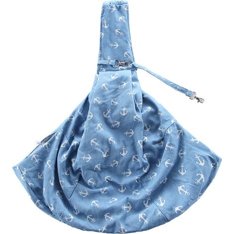 1 sac à dos pour animaux de compagnie, bandoulière réglable, mains libres, convient aux chats et chiens jusqu'à 6 kg (1/5)