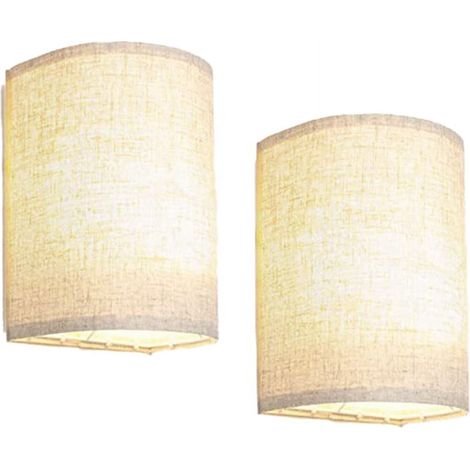 Lampe Murale Avec Télécommande - 27x17x8 cm - Alimentation USB - Lumière Colorée - Temporisée - Ensemble De 2 Pièces (1/5)