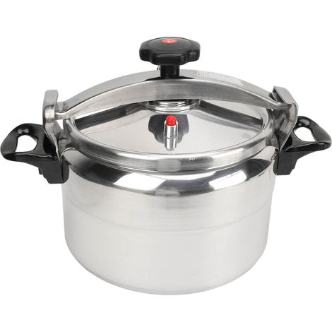 Autocuiseur en alliage d'aluminium antidéflagrant avec couvercle à ouverture par rotation et poignées renforcées, modèle 9 L à gaz, pour usage domestique et professionnel. (1/5)