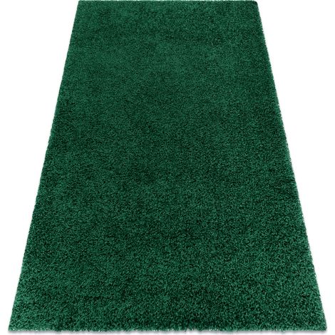 Carpet SOFFI shaggy 5cm bottle green green 200x290 cm