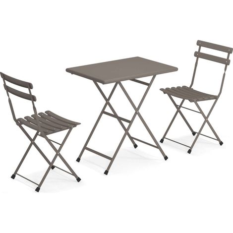 EMU Arc En Ciel Set 2 Chaises + 1 Table Pliable Sable 95 (1/5)
