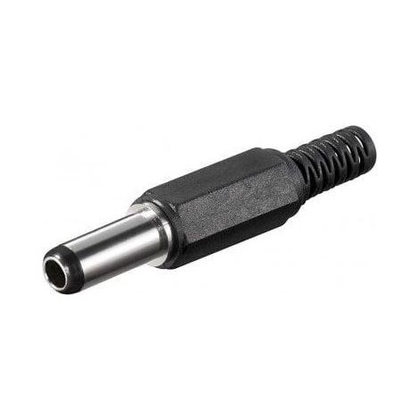 Goobay connettore DC nero 2 poli saldabile
