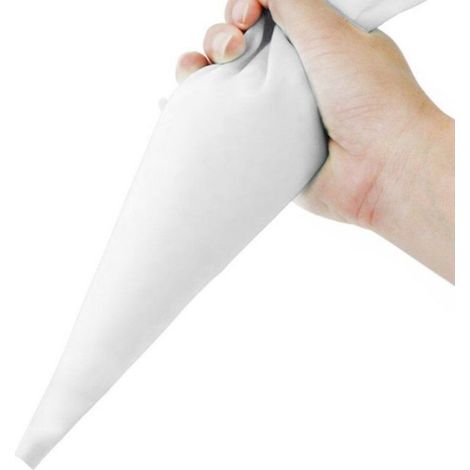 Poche À Douille - Silicone - 45 Cm - Blanc - Compatible Douilles Acier - 1 Pièce (1/3)