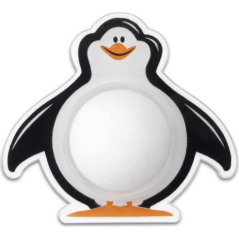 Tappo da muro adesivo pinguino bianco INOFIX (1/3)