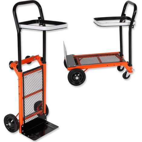 Varan Motors - HT4002 Universell einsetzbare Sackkarre Rollwagen M�lleimerkarre Belastung max.80KG