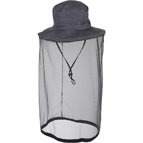 Boonie Chapeau avec filet amovible – Chapeau de soleil en maille respirante à large bord à séchage rapide pour l'apiculture, la jungle, le trekking, la chasse, léger, pliable, ajustement (1/5)