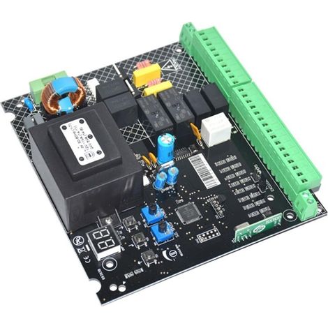 Kit d'ouvre-portes automatiques Ouvre-porte pivotant automatique Unité de commande de moteur à courant alternatif Carte de circuit imprimé Carte de plaque électronique pour accessoires de portail coul (1/5)