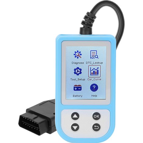 2.4 pouces écran OBD2 outil diagnostic auto multifonction lecteur défaut voiture pour 12V essence berline (1/5)