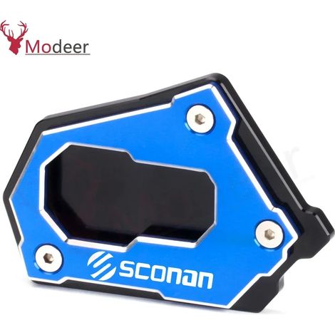 (sconan-Blue) Accessoires moto : béquille latérale, extension de béquille, plaque de support compatible avec BMW R 1200 GS LC Adv R1250 R1250GS Adventure maxpower (1/4)
