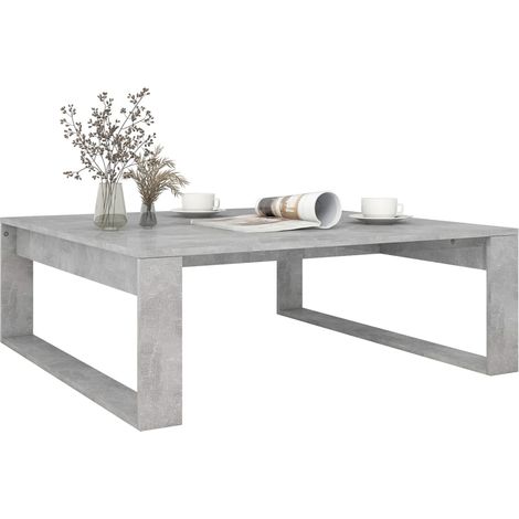 Table basse Gris béton 100x100x35 (1/5)