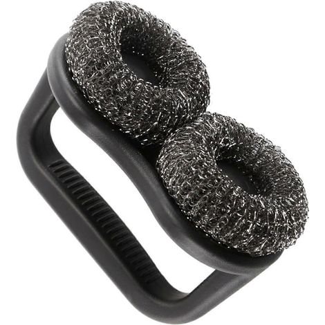Brosse et grattoir de nettoyage pour barbecue Rosewell, pour le nettoyage domestique et comme accessoire pour les barbecues d'extérieur (1/5)
