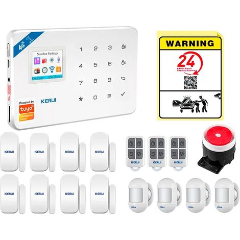 Sistema de alarma, control inteligente, protección multizona, kit de alarma de 6 unidades, enchufe EU-C (1/2)