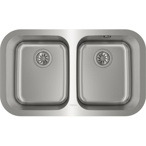 Teka BE 2C 780 - Fregadero De Cocina Acero 78 Cm Bajo Encimera (1/5)