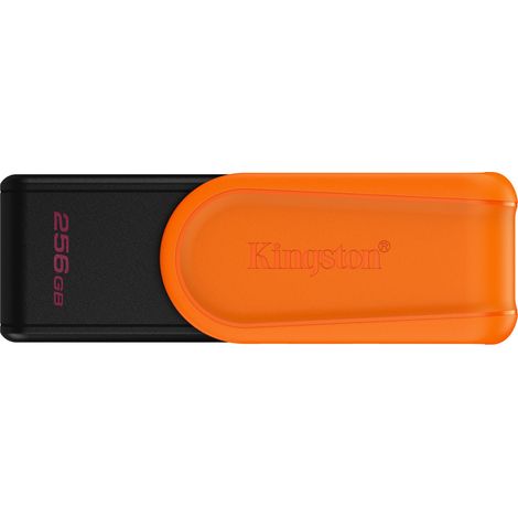 Kingston Technology DataTraveler 256GB Portable USB 3.2 Gen 1 Exodia S (Schwarz/Orange) (1/4)