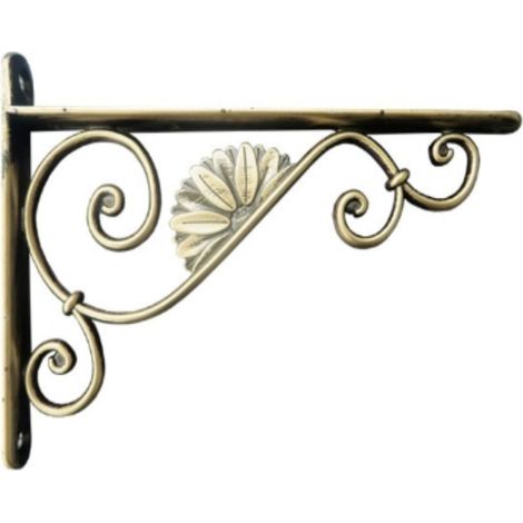 VECA - REGGIMENSOLA LINEA BAROCCO PERARREDO CASA IN ZAMA 18CM - COLORE OTTONE ANTICATO