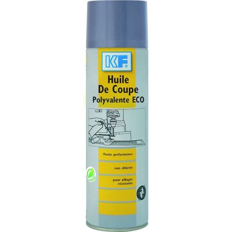 Huile de coupe POLYVALENTE ECO en aérosol - 650 mL brut / 500 mL net - KF (1/4)