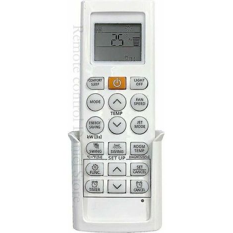 Télécommande de remplacement AKB75215401 pour climatiseur LG (références AKB74955605 et AKB74955617). (1/3)