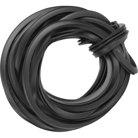 55 m/180 ft schwarze Gummidichtung für Gewächshäuser, Verglasungen und Verkabelung – flexibles Dichtungszubehör (1/5)