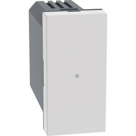 Modulo per presa connessa con Led blu 1 modulo Bianco BTicino MatixGo JW4531C