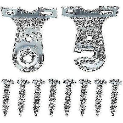 2 jeux de supports pour stores enrouleurs, accessoires pour rideaux et stores enrouleurs - yu (1/4)
