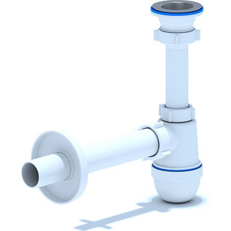 Belvit Waschbecken Siphon 1 1/2" Ø40 mm Belvit Waschbecken Siphon 1 1/2" Ø40 mm (1/3)