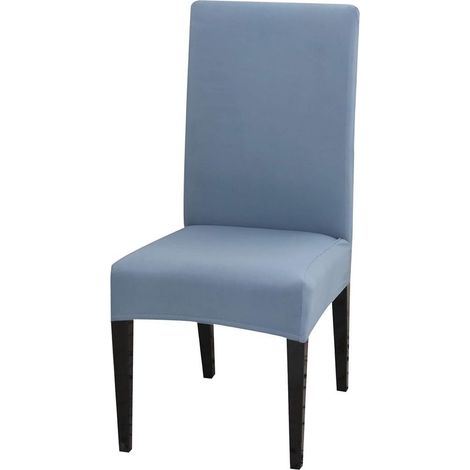 Housses de chaise élastiques - Lot de 4 - Lavables en machine - Conviennent à la plupart des chaises - Chaises de salle à manger (1/5)