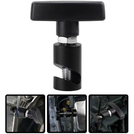 Outil de retenue de tige de levage de capot automobile robuste pour les besoins d'entretien du moteur (noir) (1/5)