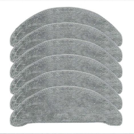 Lot de 6 lingettes de rechange pour aspirateur robot Roidmi EVE Plus et Xclea H30 / H40 / PLUS QYSDJ01 (1/5)