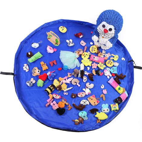royaluxe - Enfants Tapis de Jeu Sac de Rangement de Jouets bébé Pliable Enfants Tapis Enfant Organisateur de Jouets 60 Pouces (150cm) (1/5)