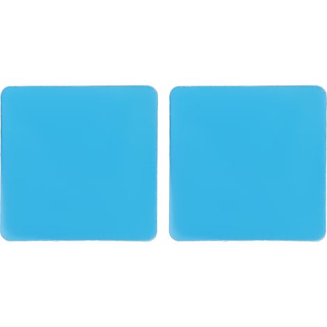 2 coussinets de gel carrés de rechange pour stimulateur musculaire abdominal, lot de 2 pièces (1/5)